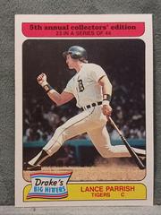 Lance Parrish #23 Baseball Cards 1985 Drake's Prices