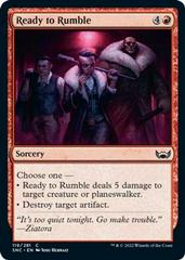 Ready to Rumble [Foil] #119 Magic Streets of New Capenna Prices