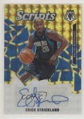 Erick Strickland [Gold] #SC-EST Basketball Cards 2019 Panini Mosaic Scripts Prices