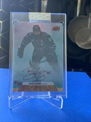 Brent Burns [Red Ink] #CS-BB Hockey Cards 2020 Upper Deck Clear Cut Canvas Signatures Prices