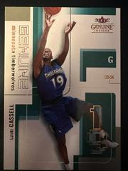 Sam Cassell #41 Basketball Cards 2003 Fleer Genuine Insider Prices