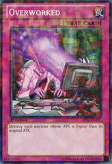 Overworked [Mosaic Rare 1st Edition] BP02-EN197 YuGiOh Battle Pack 2: War of the Giants Prices