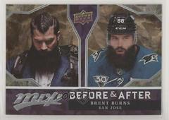 Brent Burns [Gold] #BA-11 Hockey Cards 2021 Upper Deck MVP Before and After Prices