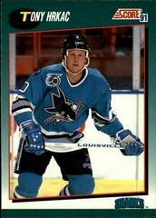 Tony Hrkac #5T Hockey Cards 1991 Score Rookie Traded Prices