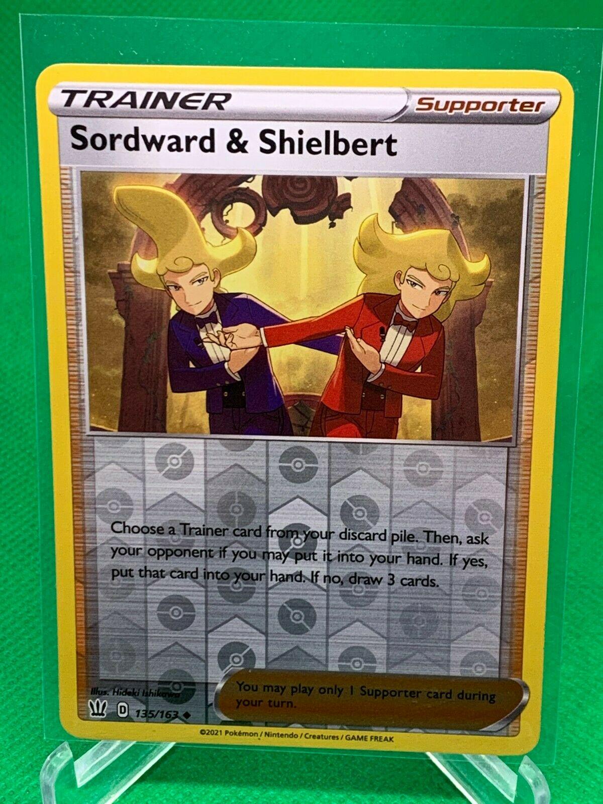 Sordward and Shielbert [Reverse Holo] #135 Pokemon Battle Styles