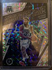 Jayson Tatum [Mosaic] #2 Basketball Cards 2021 Panini Mosaic Thunder Lane Prices