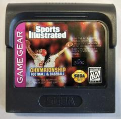 Sports Illustrated - Cartridge | Sports Illustrated Championship Football & Baseball Sega Game Gear