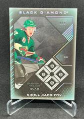 Kirill Kaprizov [Relics Quad] #BDB-KK Hockey Cards 2021 Upper Deck Black Diamond Prices