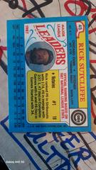 Back  | Rick Sutcliffe Baseball Cards 1988 Topps Mini League Leaders