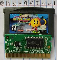 Cartridge And Motherboard  | Ms. Pac-Man Maze Madness GameBoy Advance