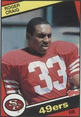 Roger Craig #353 Football Cards 1984 Topps Prices
