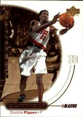 Scottie Pippen Basketball Cards 2000 Upper Deck Ovation Prices