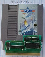 Cartridge And Motherboard  | Top Gun NES