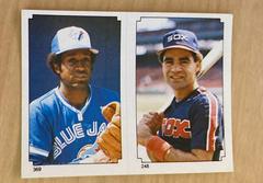 Alfredo Griffin [Julio Cruz] #369/248 Baseball Cards 1984 Topps Stickers Prices