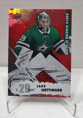 Jake Oettinger [Red] Hockey Cards 2020 Upper Deck Rookie Class Prices