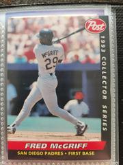 Fred McGriff Baseball Cards 1993 Post Cereal Prices