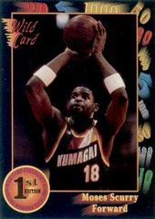 Moses Scurry #55 Basketball Cards 1991 Wild Card Prices
