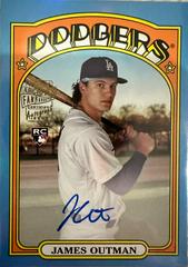 James Outman [Blue] #72FF-JO Baseball Cards 2023 Topps Archives 1972 Fan Favorites Autographs Prices