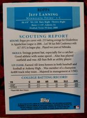 Back  | Jeff Lanning Baseball Cards 2008 Bowman Draft Picks