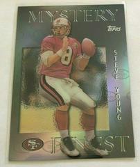 Steve Young [Silver Refractor] #M8 Football Cards 1997 Topps Mystery Finest Prices