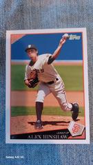 Alex Hinshaw #274 Baseball Cards 2009 Topps Prices