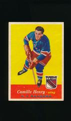 Camille Henry Hockey Cards 1957 Topps Prices