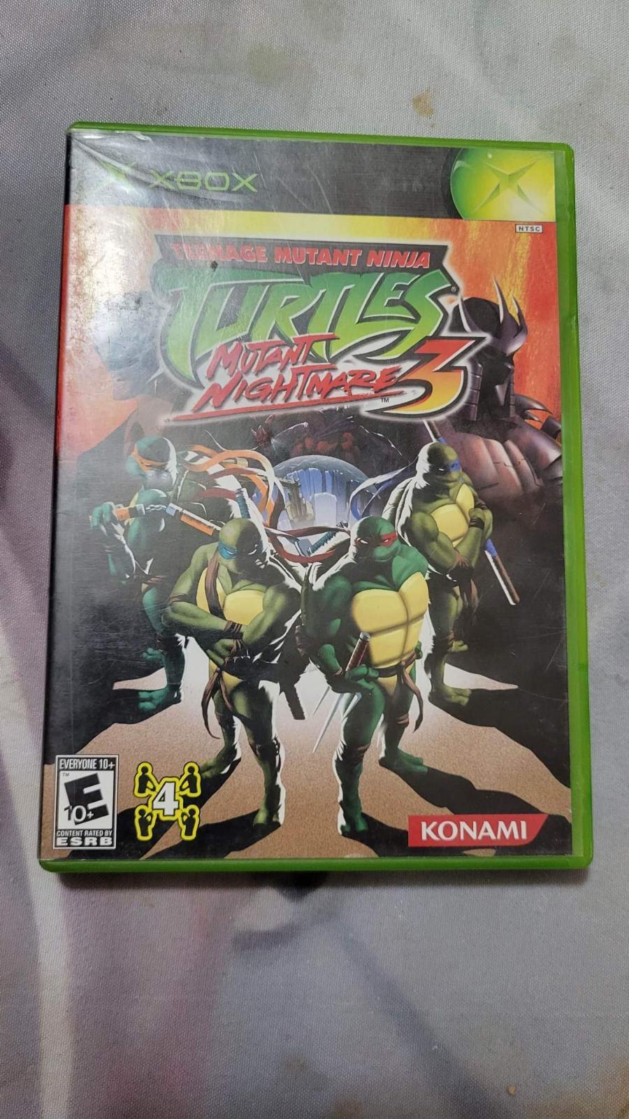 Teenage Mutant Ninja Turtles 3 Mutant Nightmare | Item and Box only | Xbox