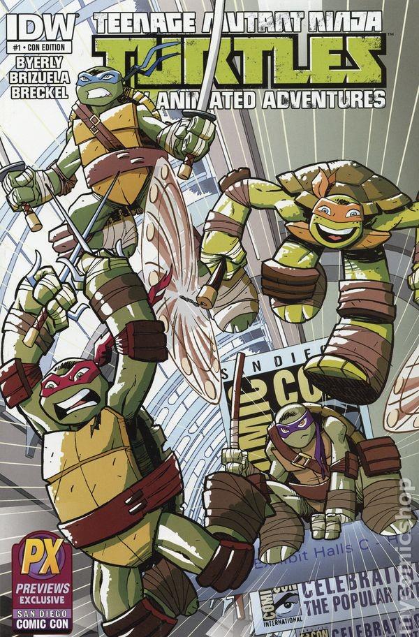 Teenage Mutant Ninja Turtles: New Animated Adventures [SDCC] #1 (2013) Comic Books Teenage Mutant Ninja Turtles: New Animated Adventures