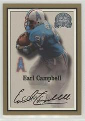 Earl Campbell [Autograph] Football Cards 2000 Fleer Greats of the Game Autographs Prices