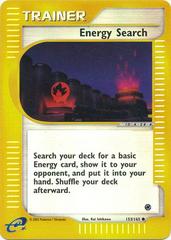 Energy Search [Reverse Holo] #153 Pokemon Expedition Prices