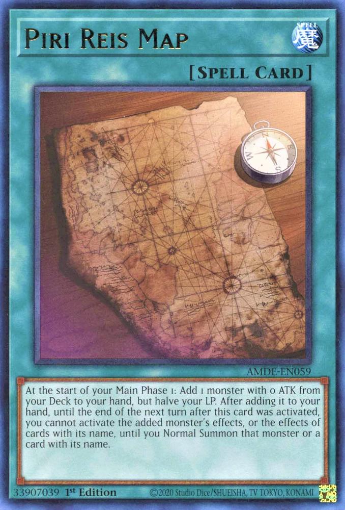 Piri Reis Map AMDE-EN059 YuGiOh Amazing Defenders