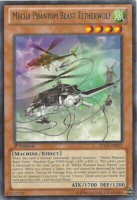 Mecha Phantom Beast Tetherwolf [1st Edition] LTGY-EN022 YuGiOh Lord of the Tachyon Galaxy