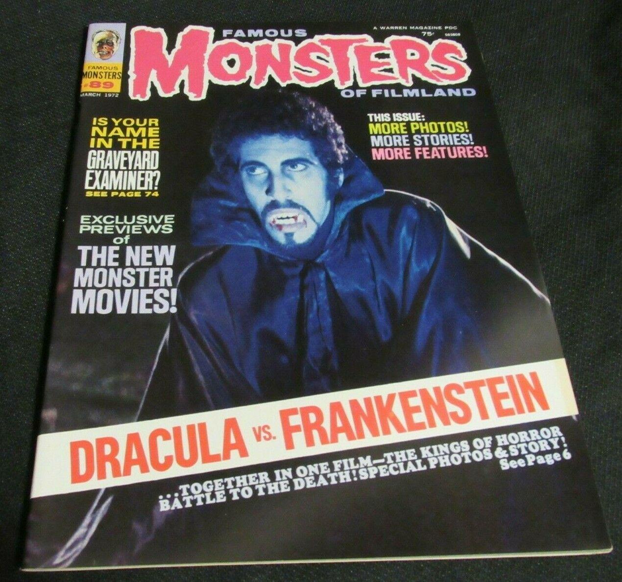 Famous Monsters of Filmland #89 (1972) Prices | Famous Monsters of ...