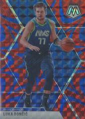 Luka Doncic [Reactive Blue] Basketball Cards 2019 Panini Mosaic Prices
