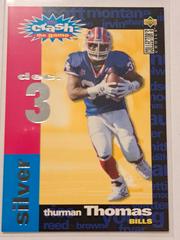 Thurman Thomas Football Cards 1995 Collector's Choice Crash the Game Prices