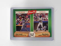 Kirby Puckett, Barry Bonds Baseball Cards 1992 French's Prices
