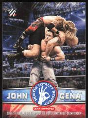 Defeats Edge and Big Show for the World Heavyweight Championship Wrestling Cards 2017 Topps WWE John Cena Tribute Prices