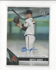 Bryce Jarvis [Blue Autograph] #TOP-100 Baseball Cards 2021 Bowman Platinum Top Prospects Prices
