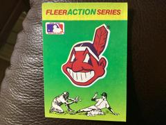 Cleveland Indians Baseball Cards 1990 Fleer Action Series Stickers Prices