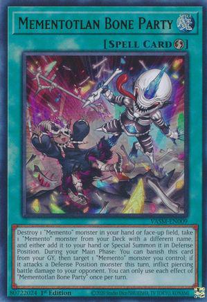 Mementotlan Bone Party VASM-EN009 YuGiOh Valiant Smashers