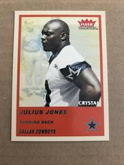Julius Jones [Crystal] #349 Football Cards 2004 Fleer Tradition Prices