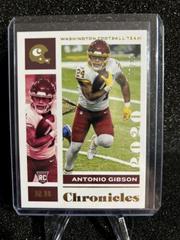Antonio Gibson [Gold] Football Cards 2020 Panini Chronicles Prices