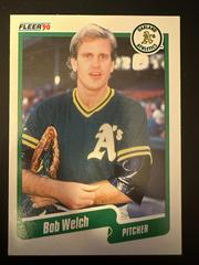 Bob Welch #23 Baseball Cards 1990 Fleer Prices