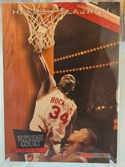 Hakeem Olajwon #SC9 Basketball Cards 1993 Hoops Supreme Court Prices