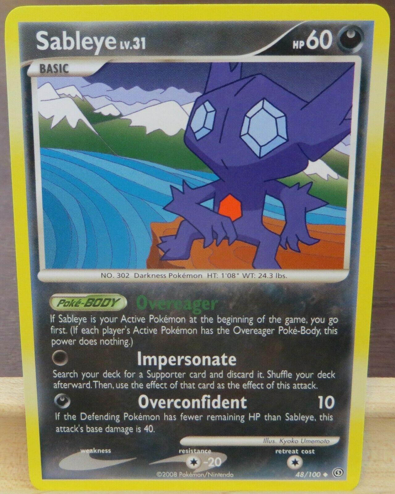 Sableye #48 Prices | Pokemon Stormfront | Pokemon Cards