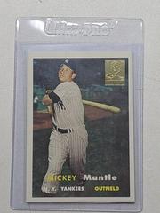 1957 Topps Reprint #7 Baseball Cards 1996 Topps Mantle Reprint Prices