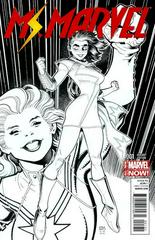 Ms. Marvel [Adams Sketch] #1 (2014) Comic Books Ms. Marvel Prices