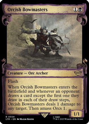 Orcish Bowmasters [Showcase] #554 Magic Lord of the Rings