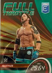 AJ Styles [Teal] #11 Wrestling Cards 2023 Donruss Elite WWE Full Throttle Prices