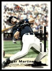 Edgar Martinez #45 Baseball Cards 2001 Fleer Triple Crown Prices